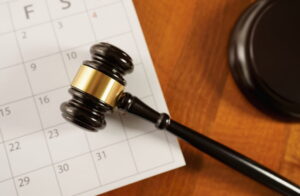 calendar and gavel representing Florida two year personal injury filing deadline